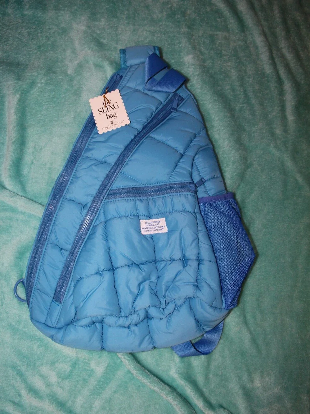 Women's Blue Simply Southern Bag
